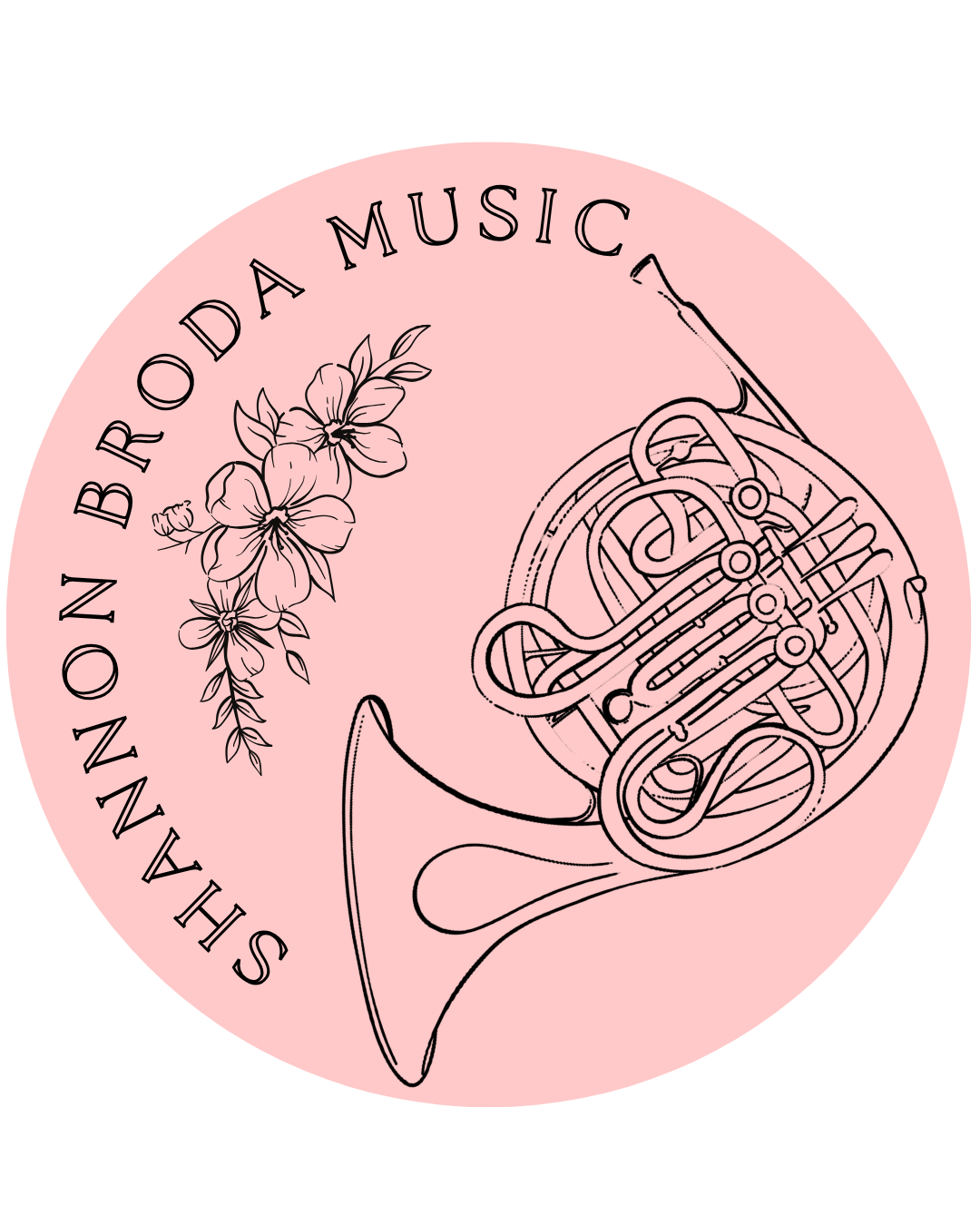 Brown Greenery Line Art Circle Photography Logo (1)